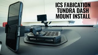 2019 TUNDRA ICS DASH MOUNT INSTALL