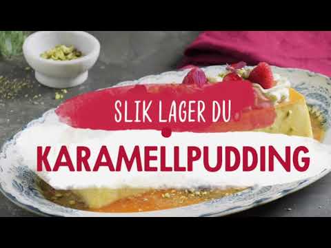 Slik lager du karamellpudding - YouTube