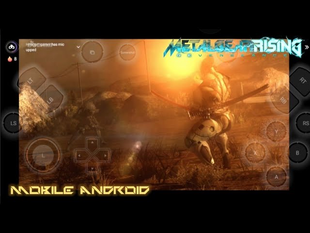 Metal Gear Rising Revengeance Nvidia Shield Android TV gameplay(mission  tutorial)2/2 