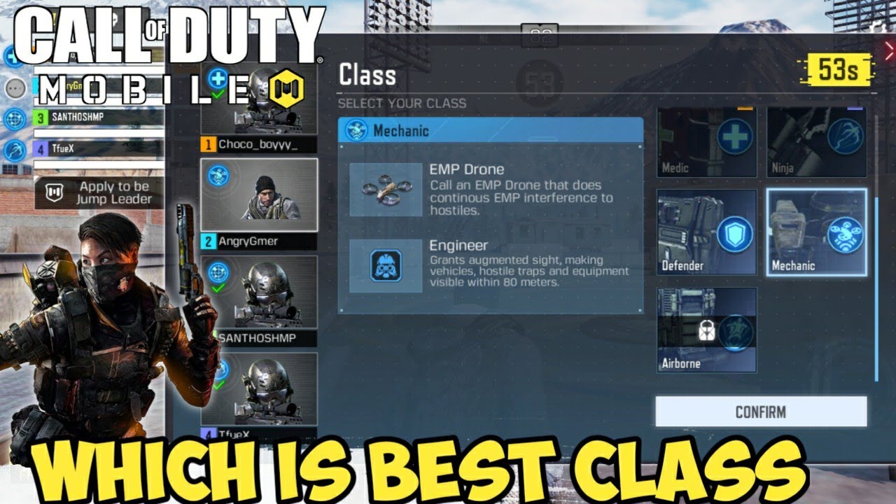 WHICH CLASS IS BEST IN CALL OF DUTY MOBILE BATTLE ROYALE ... - 