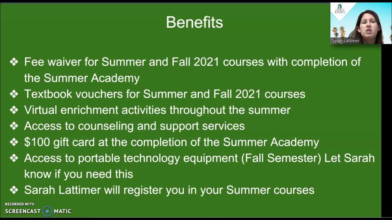 Cuesta College Summer Academy YouTube