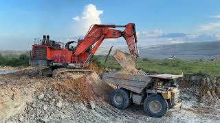 Hidraulic Excavator Hitachi 2500 Backhoe Loading Cat777 Dumper ~ Megamining by Mega Mining Channel 1,503 views 3 weeks ago 9 minutes, 49 seconds