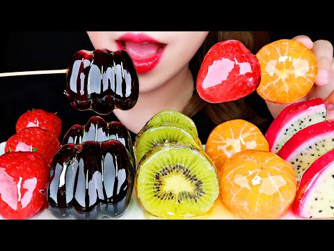 ASMR TANGHULU *CANDIED FRUIT* 탕후루 먹방 EATING SOUNDS MUKBANG NO TALKING