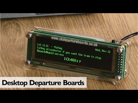 Desktop Departure Boards