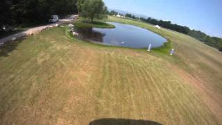 Swooping The Pond At The Ranch