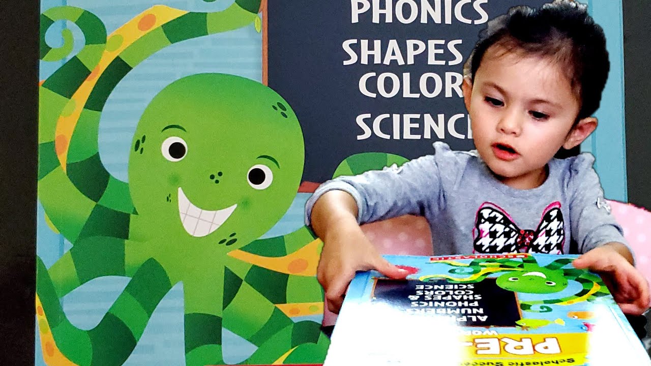 Read And Write With Toddler Amazing Alyssa|Trying her new Pre-K workbook|Book Review - YouTube