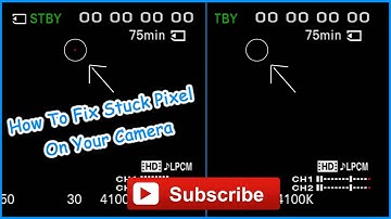 How To Fix Stuck Pixel & Black Balance On Your Camera