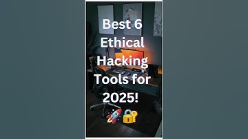 Top 6 Hacking Tools Every Ethical Hacker Must Know! 🔥💻 (2025 Edition)