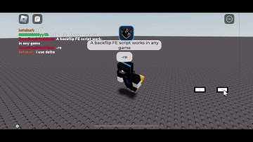 [ FE ] Backflip Roblox script