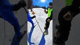 Ski instructor Hits me with Ski Pole