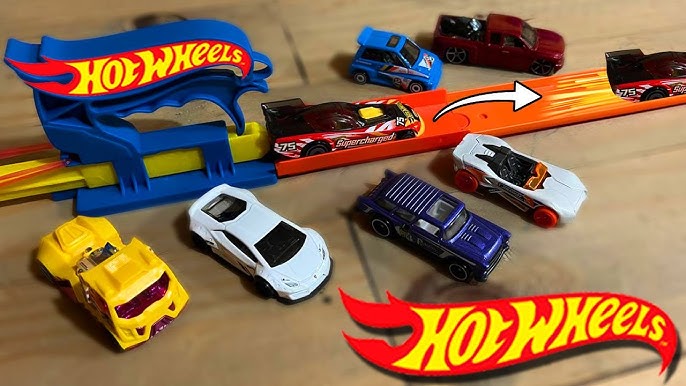 Lançador Pista Carrinho Tipo Hot Wheels Com Carrinho Fire