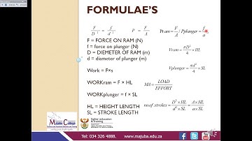 Engineering Science N3 (Hydraulics - Part 1) - Ms Z.F Mazibuko