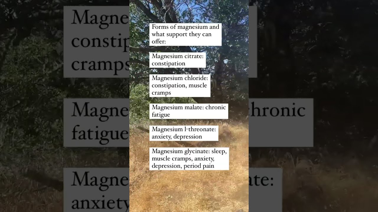 What Forms Of Magnesium Actually Mean 