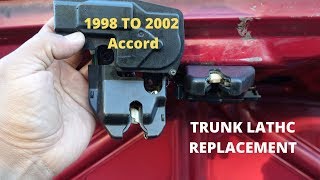 How To Replace Trunk Latch for 1998 to 2002 Honda Accord