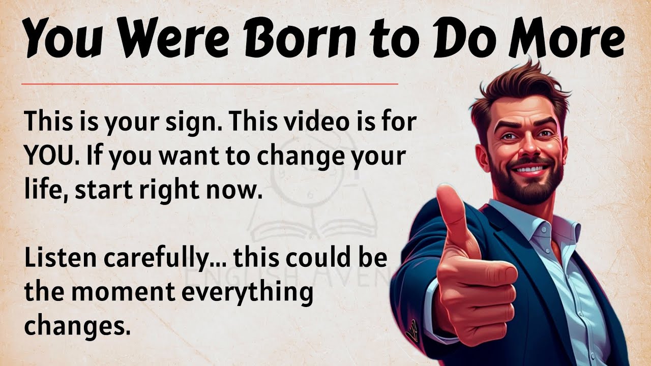 Outline Video Wake Up and Fight || This is Your Sign to Start Now 🔥 || Graded Reader || Improve your English ✅️