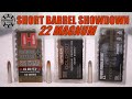 22 MAGNUM SELF DEFENSE AMMUNITION GEL BLOCK TEST - SHORT BARREL