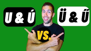 🤷🏻 ÚR or ŰR? ⭐ 17 HUNGARIAN Minimal Pairs