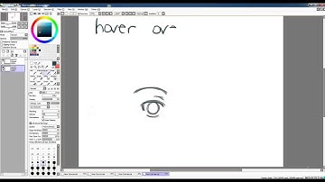Paint tool sai - how to copy and paste a eye