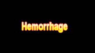 What Is The Definition Of Hemorrhage - Medical Dictionary Free Online Terms