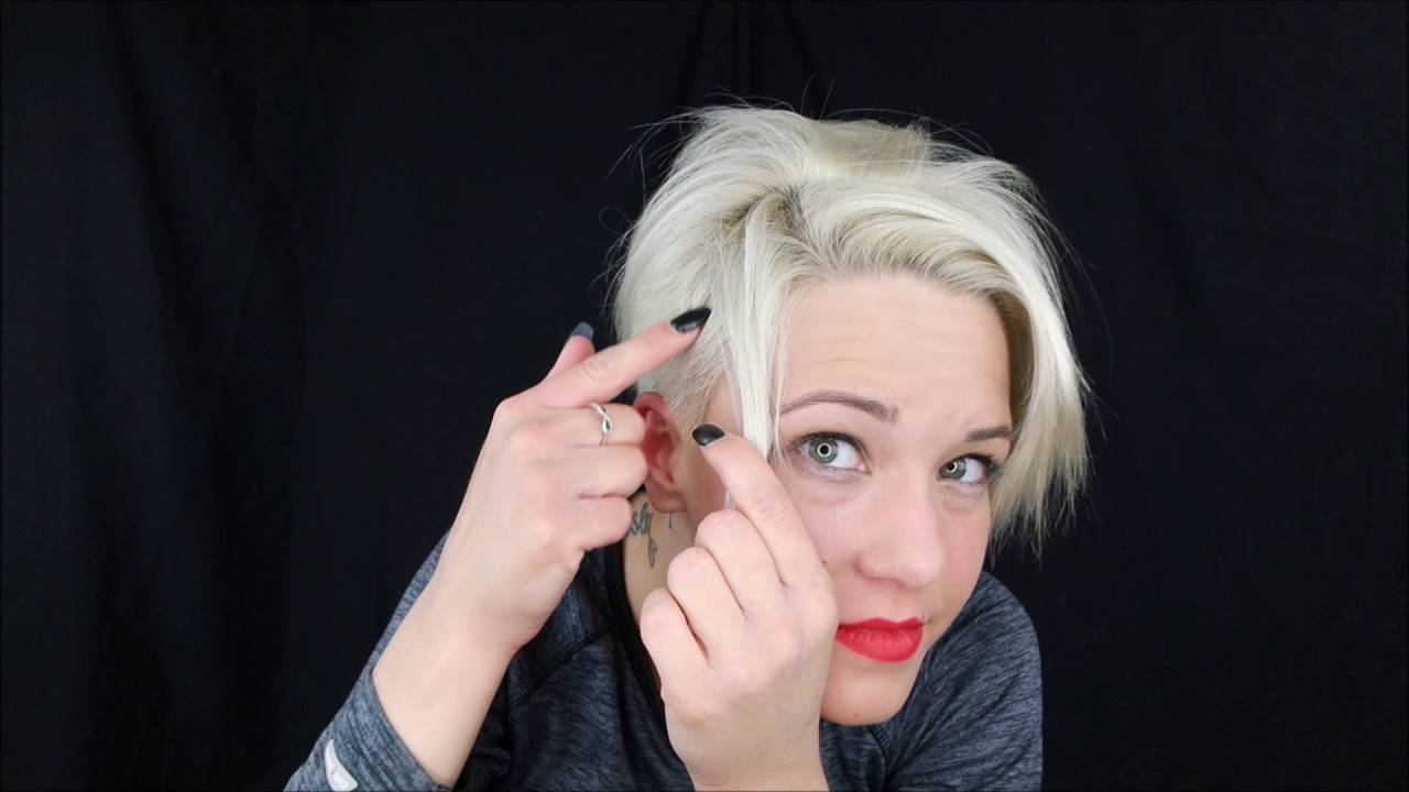 Straight And Voluminous Jay Leigh Short Hair Tutorial Youtube