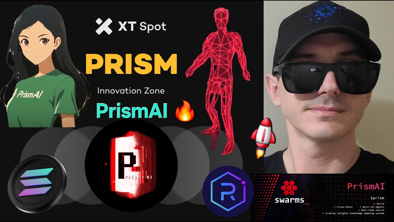 $PRISM - PrismAI TOKEN CRYPTO COIN HOW TO BUY PRISM AI AGENT SWARMS AGENTS SOLANA RAYDIUM XT JUPITER