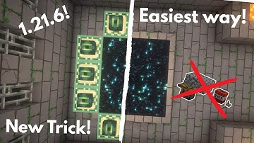 🔥 How to Remove End Portal Frames in 1.21.6 — No Pistons, No TNT, No Headache! 🔥