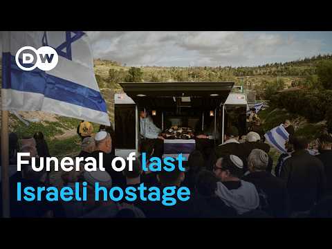 Israel lays to rest the body of Ran Gvili, the last hostage recovered from Gaza | DW News

Hundreds in Israel have paid their last respects at a funeral for the last hostage recovered from Gaza - after more than two years of war and grief.
Ran Gvili, a 24-year-old police officer was killed while fighting Hamas militants during the October 7 terror attack in 2023.

#Israel #lays #rest #the #body