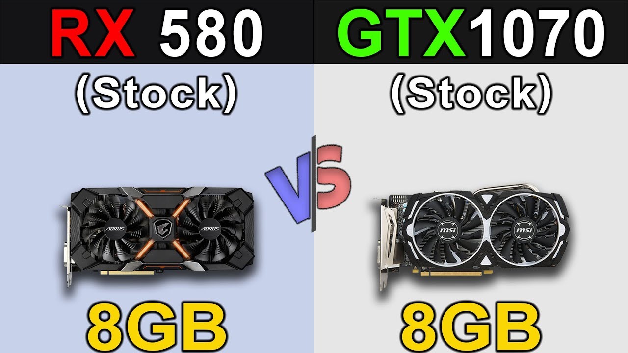 Rx 580 Vs Gtx 1070 1080p And 1440p Gaming Benchmarks In Youtube