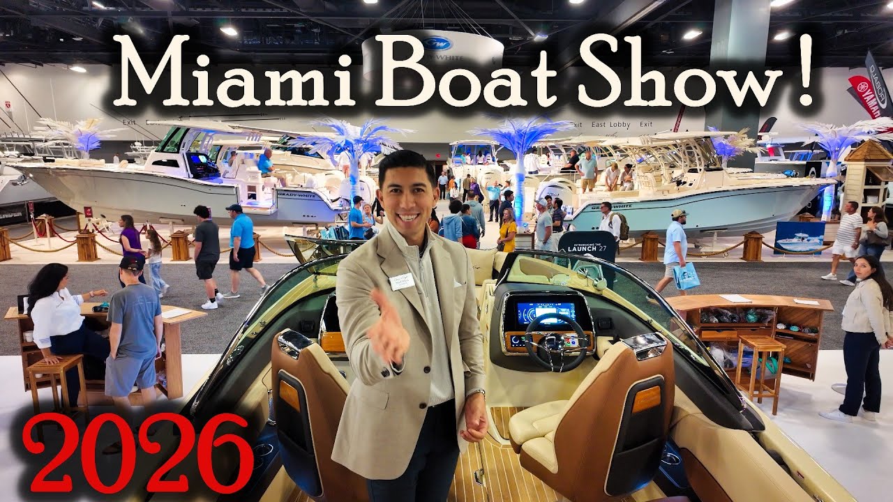 Совершенно новая Chris-Craft Launch 27 — настоящая жемчужина! (Выставка лодок в Майами)