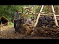 Medieval Roundhouse Bushcraft Build - Roof Frame Finish & Historical Context (Ep.9)