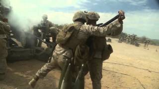 The Power of US Artillery in Action - M777 155 mm Howitzer