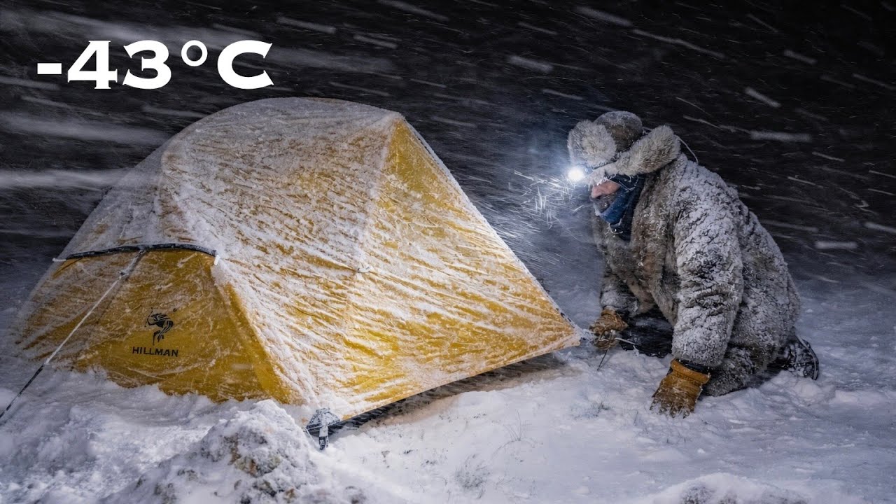 Alone in −43°C Blizzard — One Wrong Move and I Was Dead