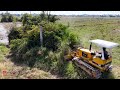 Whole Videos FULL Project Road Water Technique Bulldozer KOMATSU Skills Jobs With Dump Trucks Fails