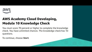 Trần Anh Huy | Knowledge Check Module 10: Developing with Messaging Services | AWS Cloud Developing