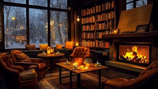 Cozy Coffee Shop Ambience & Warm Jazz Music ☕ Relaxing Jazz Instrumental Music for Study,Work,Focus