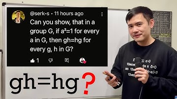 My first abstract algebra problem in 14 years!