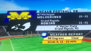 Grand Rapids vs The University of Michigan | NCAA Football 06
