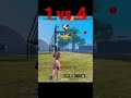 Rai star #freefire#short#video#freefire# 1 vs 4 one tap 💀💀👿👿