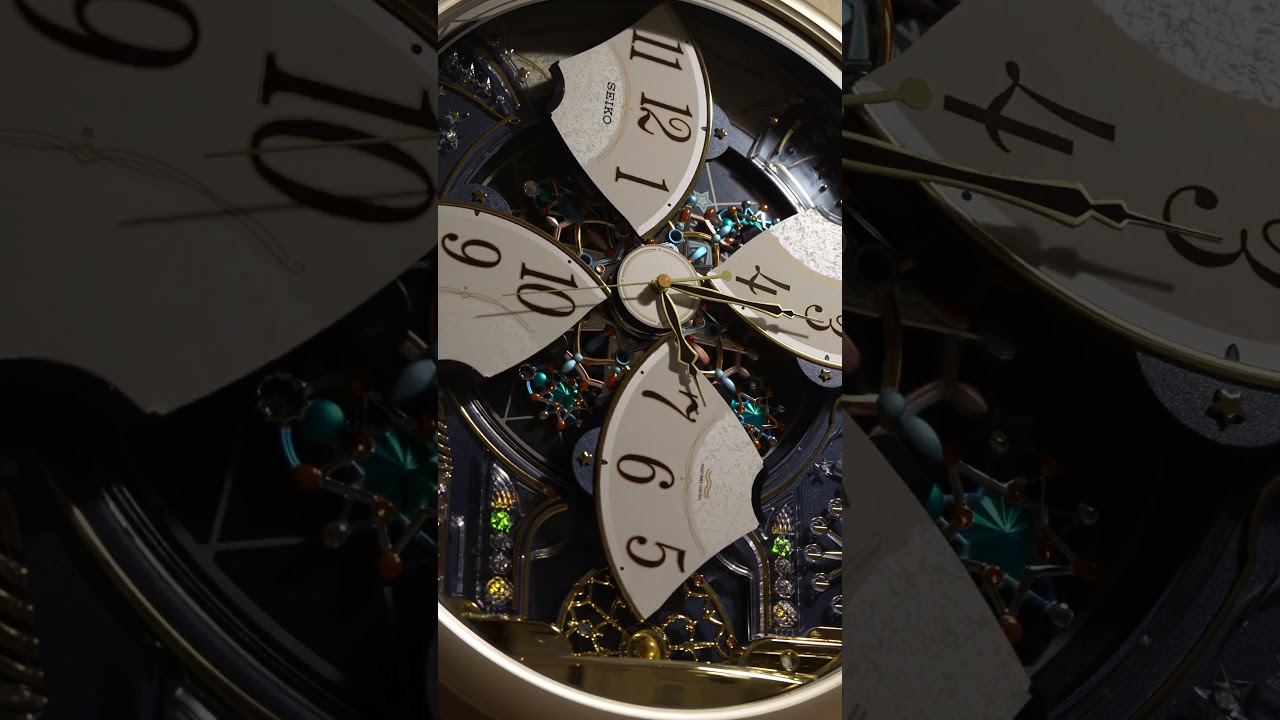 からくり時計 SEIKO RE561S Wave Symphony #からくり時計 - YouTube