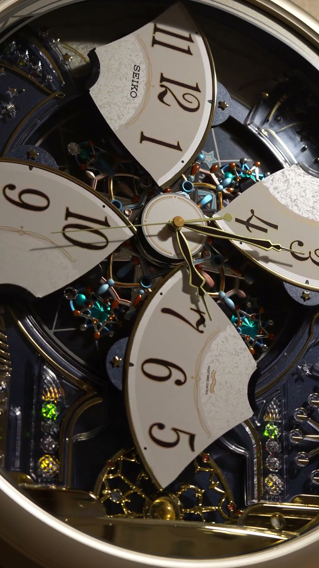 からくり時計 SEIKO RE561S Wave Symphony #からくり時計 - YouTube