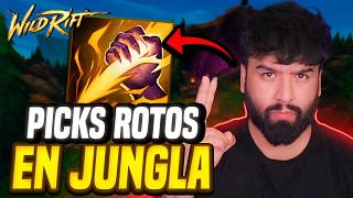 PRACTICANDO LOS PICKS ROTOS en JUNGLA |  Wild Rift