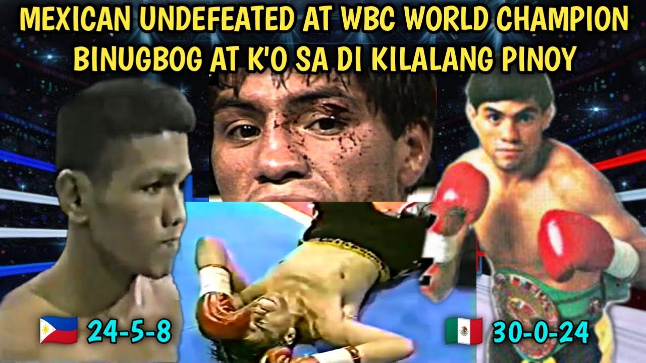 🇵🇭 Mexican Undefeated At WBC World Champion Bugbog At K'O Sa Pinoy ...