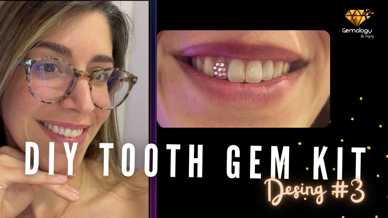 DIY Tooth Gem Kit - Step by Step - Flower Design