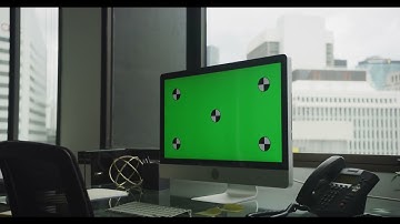 4K Green Screen | Office | Business | Computer | Free Stock Video Footage [ No Copyright ]