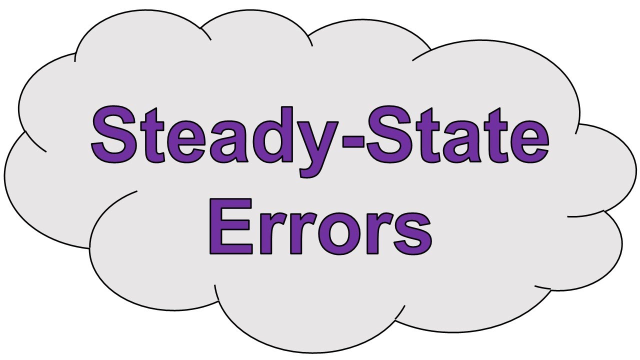 S S Error Definition And Common Test Signals YouTube
