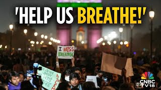 Delhi Air Pollution Activists Protest At India Gate Detained For Embling Without Permission N18V