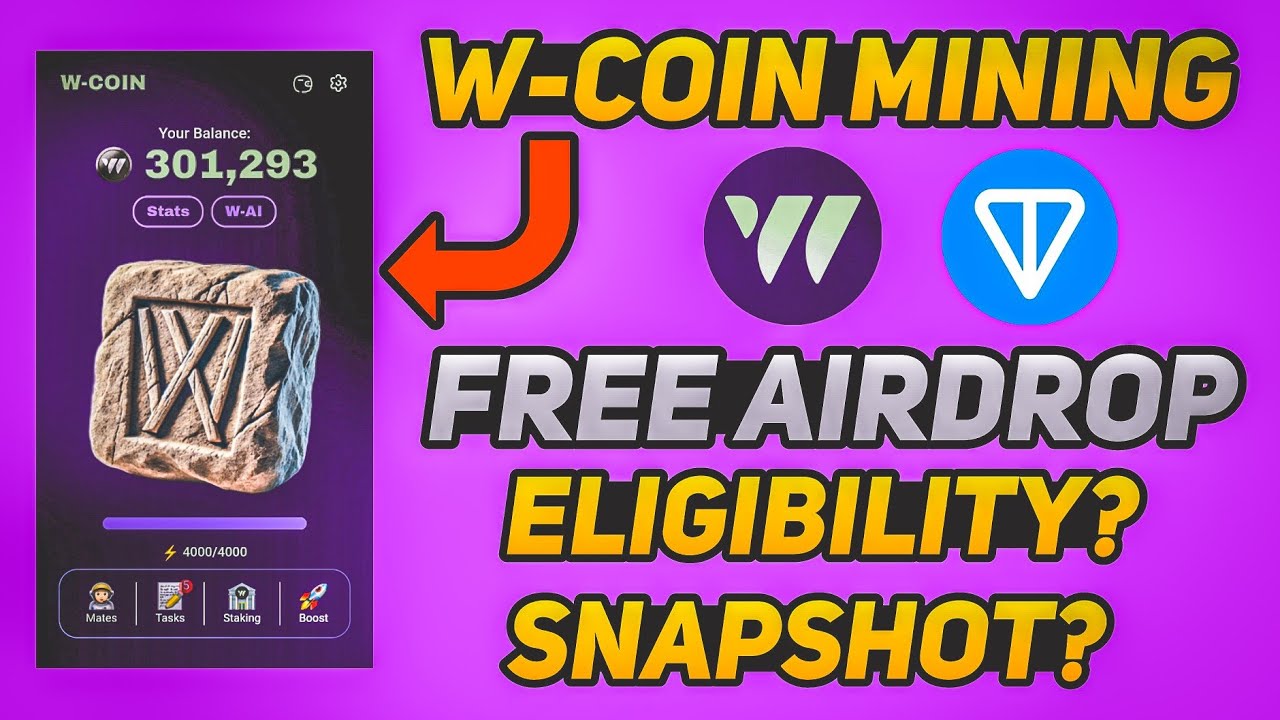 W-Coin Telegram Bot Airdrop Allocation || W-Coin Withdraw Eligibility ...