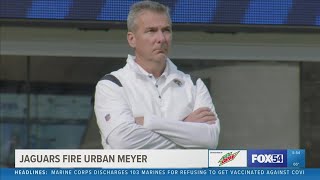 Jaguars fire Urban Meyer