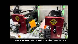 Aquaflex ELS-1608 Full Servo UV & Forced Air PS Label & Film Press - AAA Press Listing # 11578