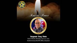 Fallen Hero Alert Sergeant Greg Dietz